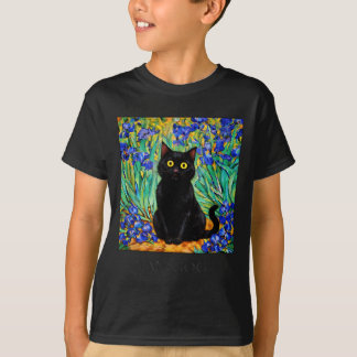 ゴッホの傑作 黒猫 アートTシャツ Tシャツ