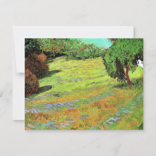 ゴッホの公共公園の陽光に満ちた芝生 (正面)