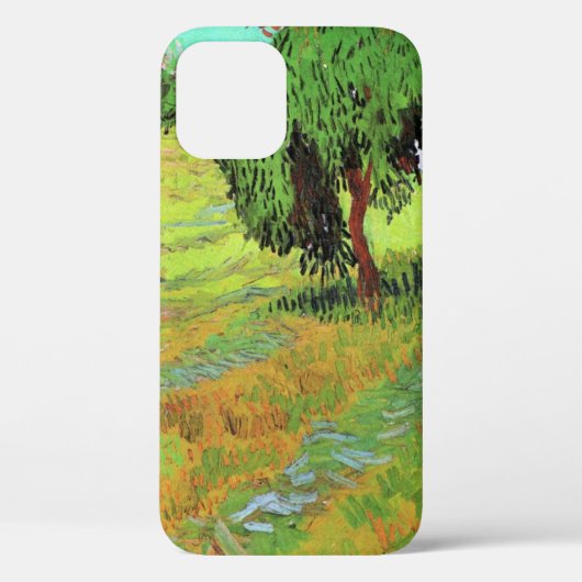 ゴッホの公共公園の陽光に満ちた芝生 Case-Mate iPhoneケース (裏面)