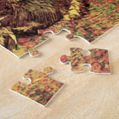 ゴッホの切り取られた2本のひまわり ジグソーパズル (側面)