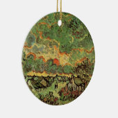 ゴッホの別荘とシベレス　北を偲ぶ セラミックオーナメント (右)