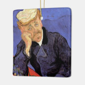 ゴッホの医師ガシェの肖像 セラミックオーナメント (左)