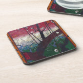 ゴッホの咲くスモモの木 コースター (左側)