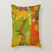 ゴッホの夜のカフェ アクセントクッション (正面(垂直))