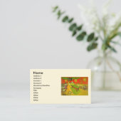 ゴッホの夜のカフェ 名刺 (スタンド正面)