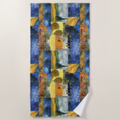 ゴッホの夢の絵画芸術のビーチタオル ビーチタオル (正面)