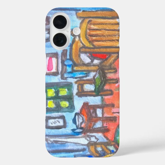 ゴッホの寝室 ミニ Case-Mate iPhoneケース (裏面)