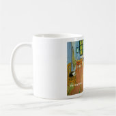 ゴッホの寝室(加えられる芸術家の猫) コーヒーマグカップ (左)