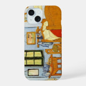 ゴッホの寝室 iPhone 15ケース (裏面)