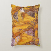 ゴッホの小麦の束 アクセントクッション (正面(垂直))