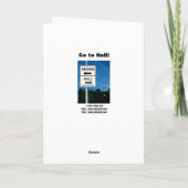 ゴッホの年賀状への方法 シーズンカード (裏面)