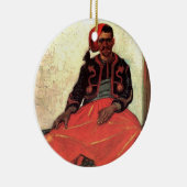 ゴッホの座るズアヴェ、ヴィンテージ印象派アート セラミックオーナメント (右)