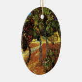 ゴッホの庭の木、セントポール病院 セラミックオーナメント (右)