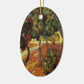 ゴッホの庭の木、セントポール病院 セラミックオーナメント (左)
