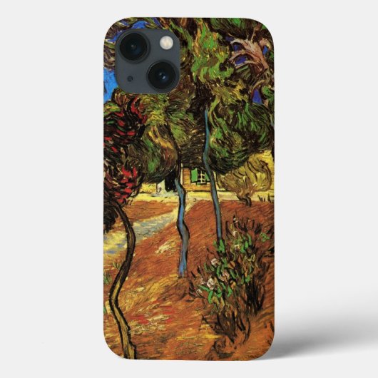 ゴッホの庭の木、セントポール病院 Case-Mate iPhoneケース (裏面)
