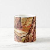 ゴッホの庭の石のベンチ、セントポール病院 コーヒーマグカップ (中央)