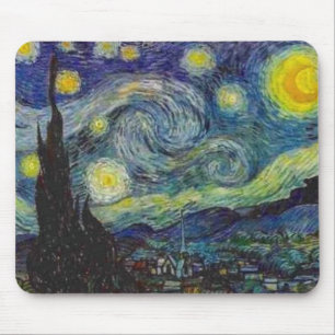 ゴッホの星明かりの夜マウスパッド マウスパッド