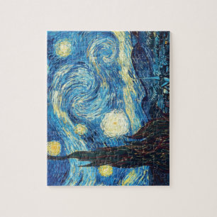 ゴッホの星明かりの夜絵画 ジグソーパズル