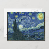 ゴッホの星明かりの夜郵便はがき ポストカード (正面/裏面)