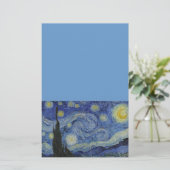 ゴッホの星明かりの夜 便箋 (スタンド正面)