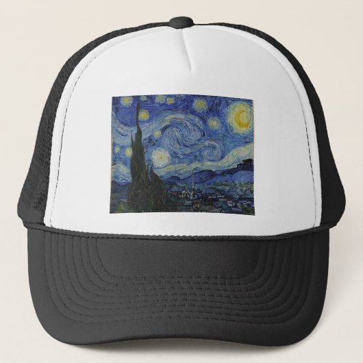ゴッホの星月夜 キャップ (正面)