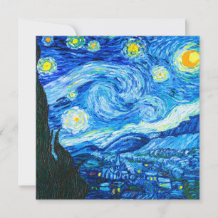 ゴッホの星月夜 招待状