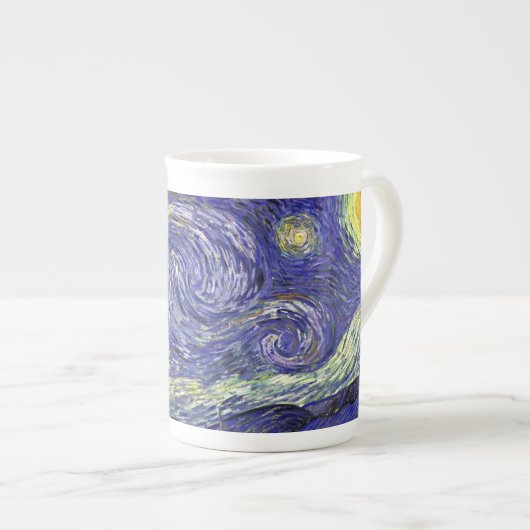 ゴッホの星空 ボーンチャイナマグカップ (正面右)