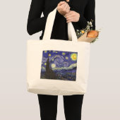 ゴッホの星空 ラージトートバッグ (正面(商品))