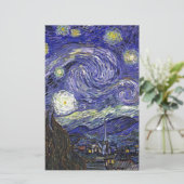 ゴッホの星空 便箋 (スタンド正面)