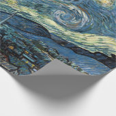 ゴッホの有名な絵画作品「星月夜」 ラッピングペーパー (角)