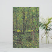 ゴッホの木々と下草 便箋 (スタンド正面)