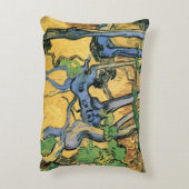 ゴッホの木の根と幹 アクセントクッション (裏面(縦))