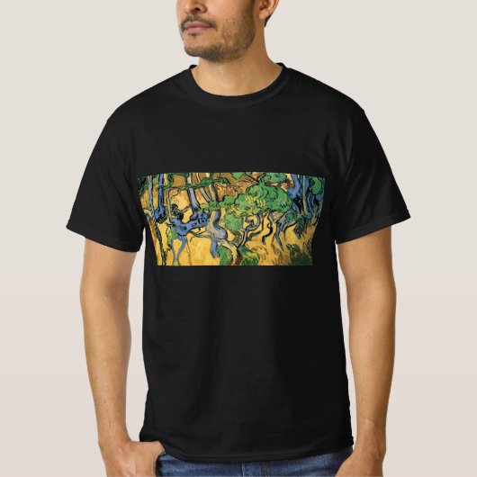 ゴッホの木の根と幹 Tシャツ (正面)