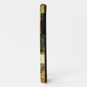 ゴッホの本と夾竹桃の花瓶のある静物画 Case-Mate iPhoneケース (裏面/左)