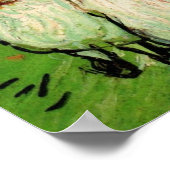 ゴッホの村の通りと階段、オーベルスの人物 ポスター (角)