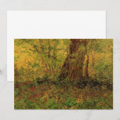 ゴッホの林の下 招待状 (正面/裏面)