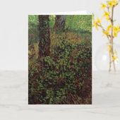 ゴッホの林 カード (黄色い花)