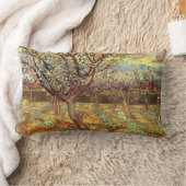 ゴッホの桜の木 ランバークッション (ブランケット)