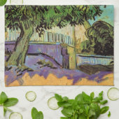 ゴッホの桜の栗の木 キッチンタオル (折り畳み)