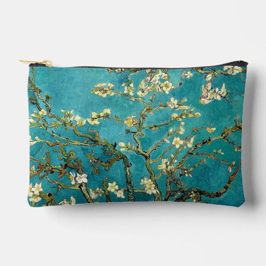 ゴッホの桜の花のクラシック印象派 アクセサリーポーチ (正面)