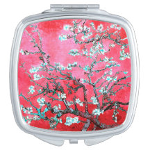 ゴッホの桜の花 赤と青