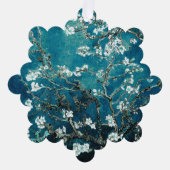 ゴッホの梅の花 ダークティール オーナメントカード (正面)