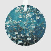ゴッホの梅の花 ダークティール オーナメント (裏面)