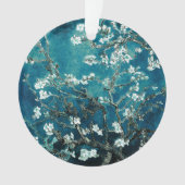 ゴッホの梅の花 ダークティール オーナメント (正面)