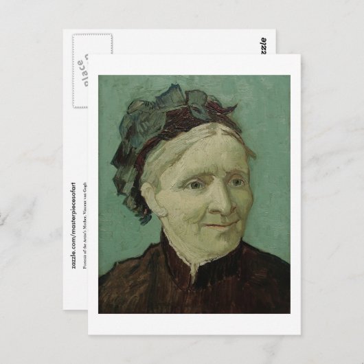 ゴッホの母の肖像 ファインアート ポストカード (正面/裏面)