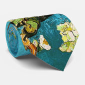 ゴッホの活気付くアーモンド木のファインアート ネクタイ (ロール)