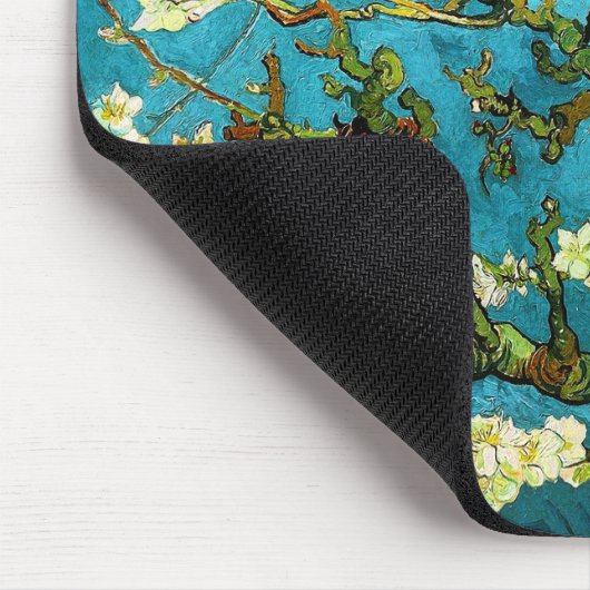 ゴッホの活気付くアーモンド木のファインアート マウスパッド (コーナー)