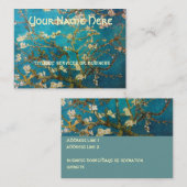 ゴッホの活気付くアーモンド木 名刺 (正面/裏面)