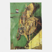 ゴッホの砂利運搬船の労働者 キッチンタオル (縦)