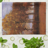 ゴッホの秋の風景 キッチンタオル (折り畳み)